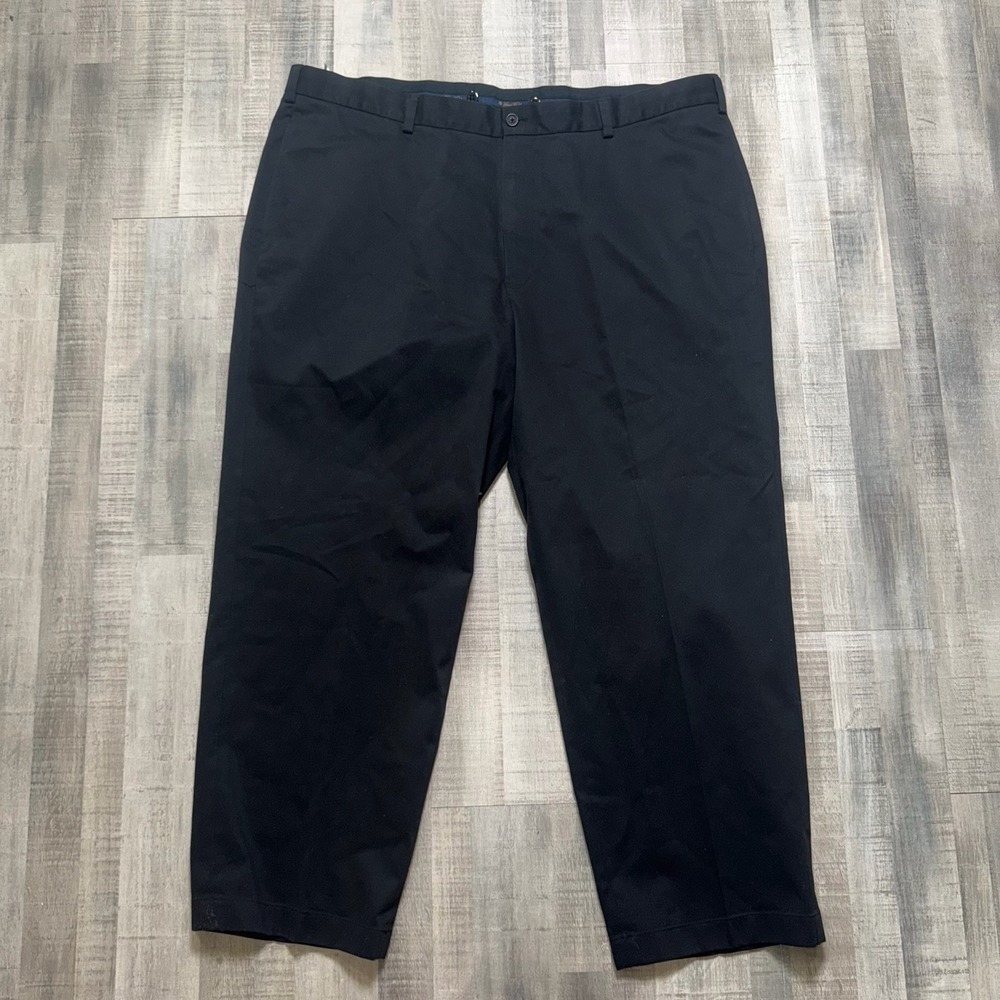 Brooks Brothers Pants Men 44x29 Advantage Chino Hudson Straight Fit Casual Black